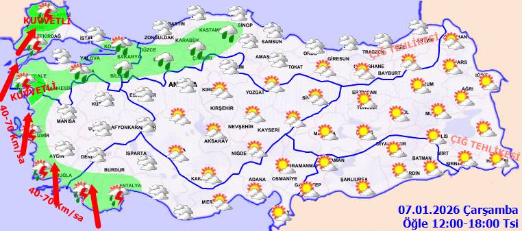 Meteoroloji uyardı: Kar fırtına ve soğuk hava geri mi geliyor? Bugün hava nasıl, Çarşamba günü hava nasıl olacak? 10