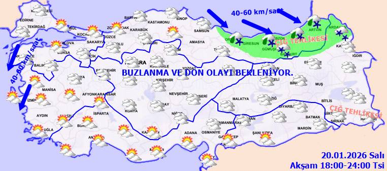 Meteoroloji uyardı: O bölgelerde yer yer kuvvetli olacak! Bugün hava nasıl, Salı günü hava nasıl olacak? 9