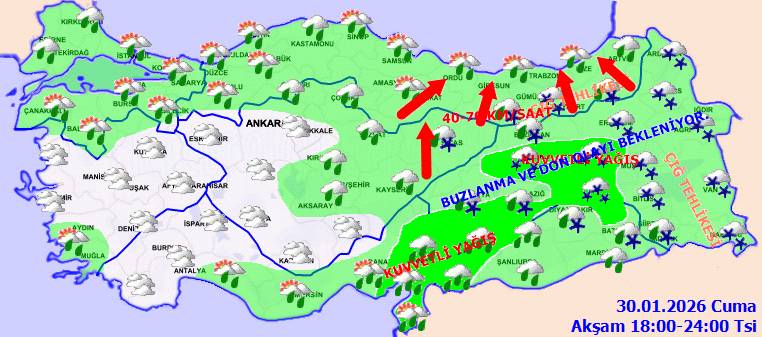 Meteoroloji'den su baskınlarına karşı uyarı! Bugün hava nasıl, Cuma günü hava nasıl olacak? 11