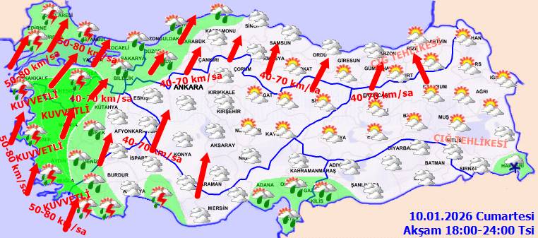 Meteoroloji o bölgelere dikkat çekti: Lapa lapa kar yağacak! Bugün hava nasıl, Cumartesi hava nasıl olacak? 13
