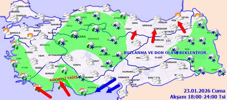 Meteoroloji uyardı: Sağanak yağış o bölgelerde yer yer kuvvetli olacak! Bugün hava nasıl, Cuma günü hava nasıl olacak? 10