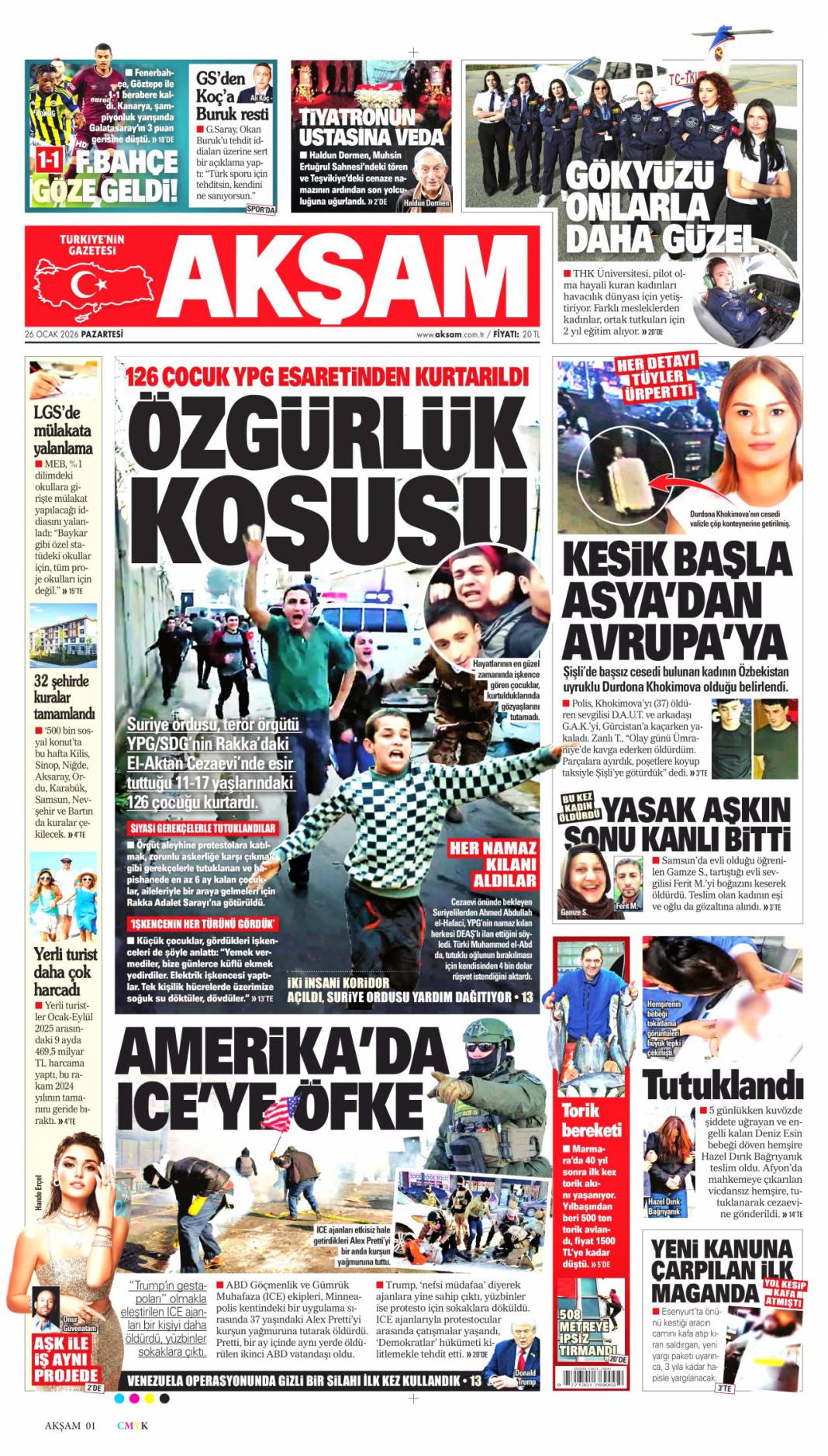 Lübnanlı iş adamına Bodrum tuzağı: 26 Ocak 2026 Pazartesi güncel gazete manşetleri... 9