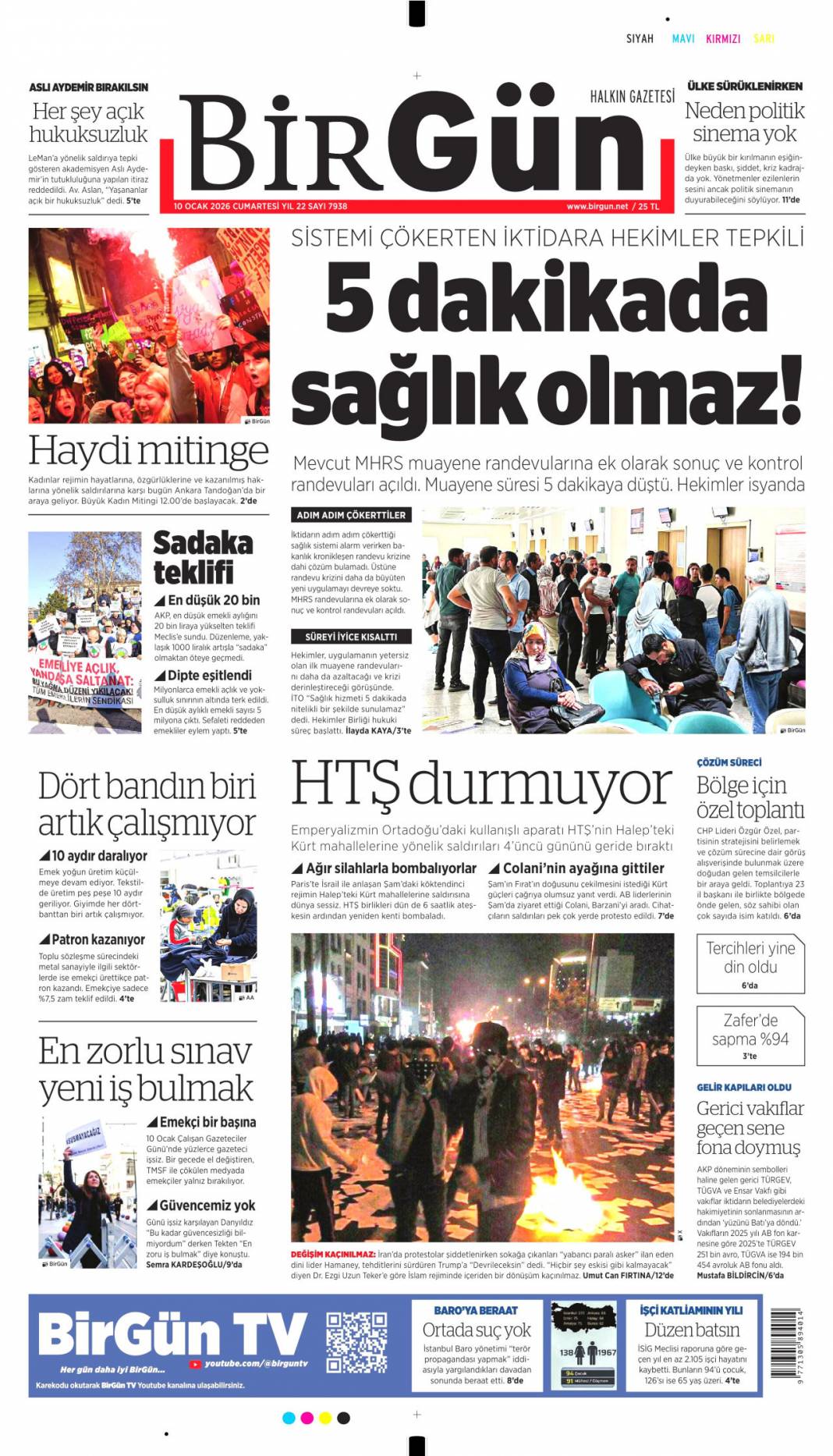 Dijital kuşatma büyük tehlike! 10 Ocak 2026 güncel gazete manşetleri 10