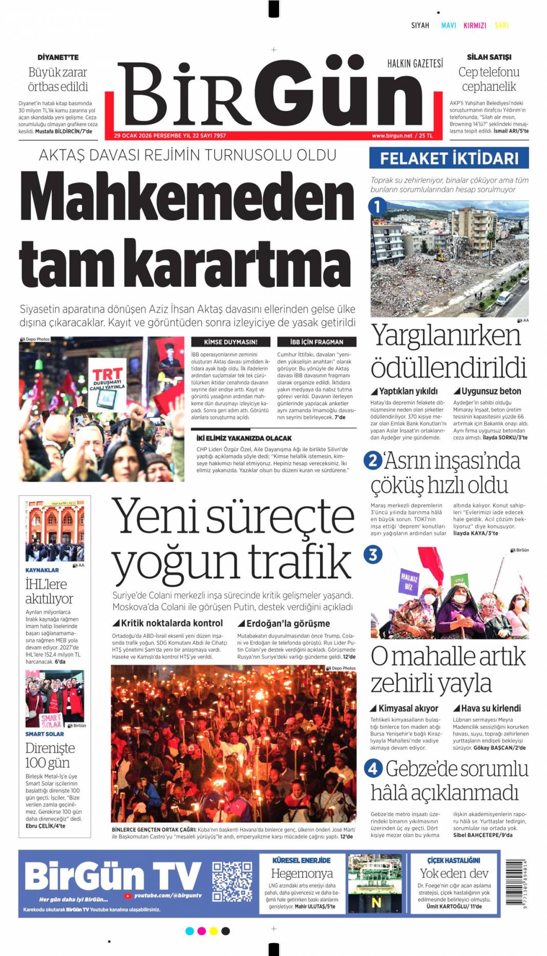 48 saat süren uyuşturucu partisi: 29 Ocak 2026 Perşembe günce gazete manşetleri... 10