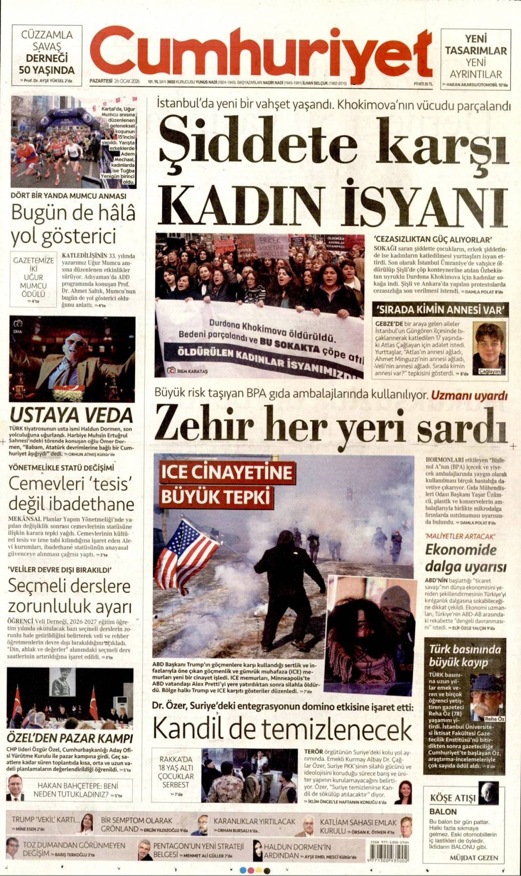 Lübnanlı iş adamına Bodrum tuzağı: 26 Ocak 2026 Pazartesi güncel gazete manşetleri... 3