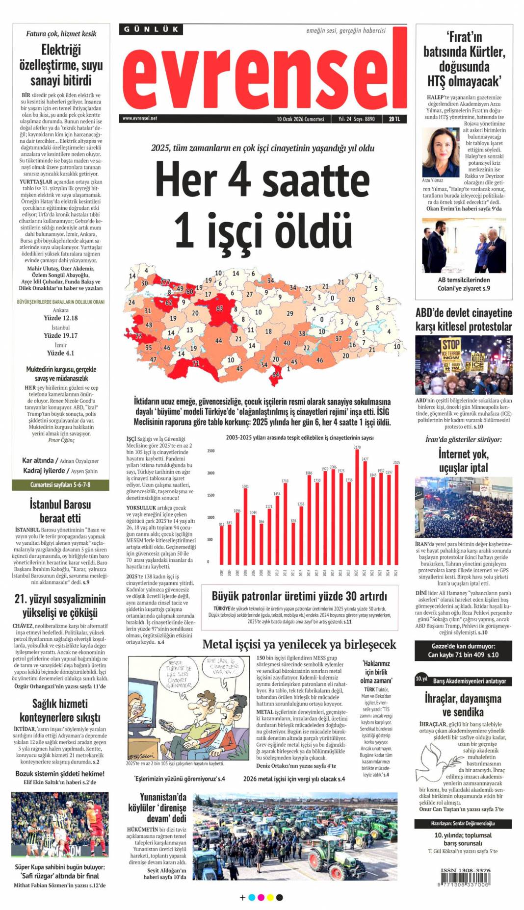 Dijital kuşatma büyük tehlike! 10 Ocak 2026 güncel gazete manşetleri 13