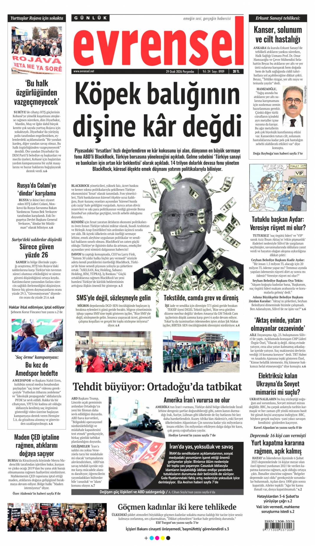 48 saat süren uyuşturucu partisi: 29 Ocak 2026 Perşembe günce gazete manşetleri... 13