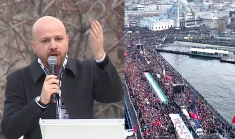 7'den 70'e Türkiye Gazze için ayakta! Yüzbinler Filistin için Galata'da buluştu 8