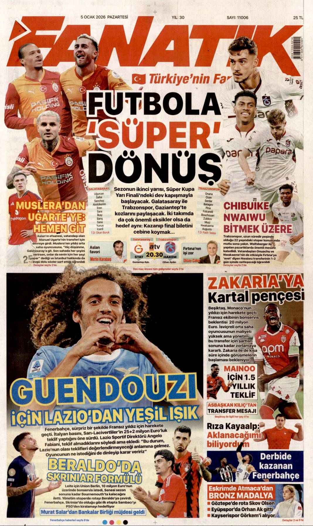 Maduro'ya ihanet en yakınından: 5 Ocak 2026 Pazartesi güncel gazete manşetleri 26