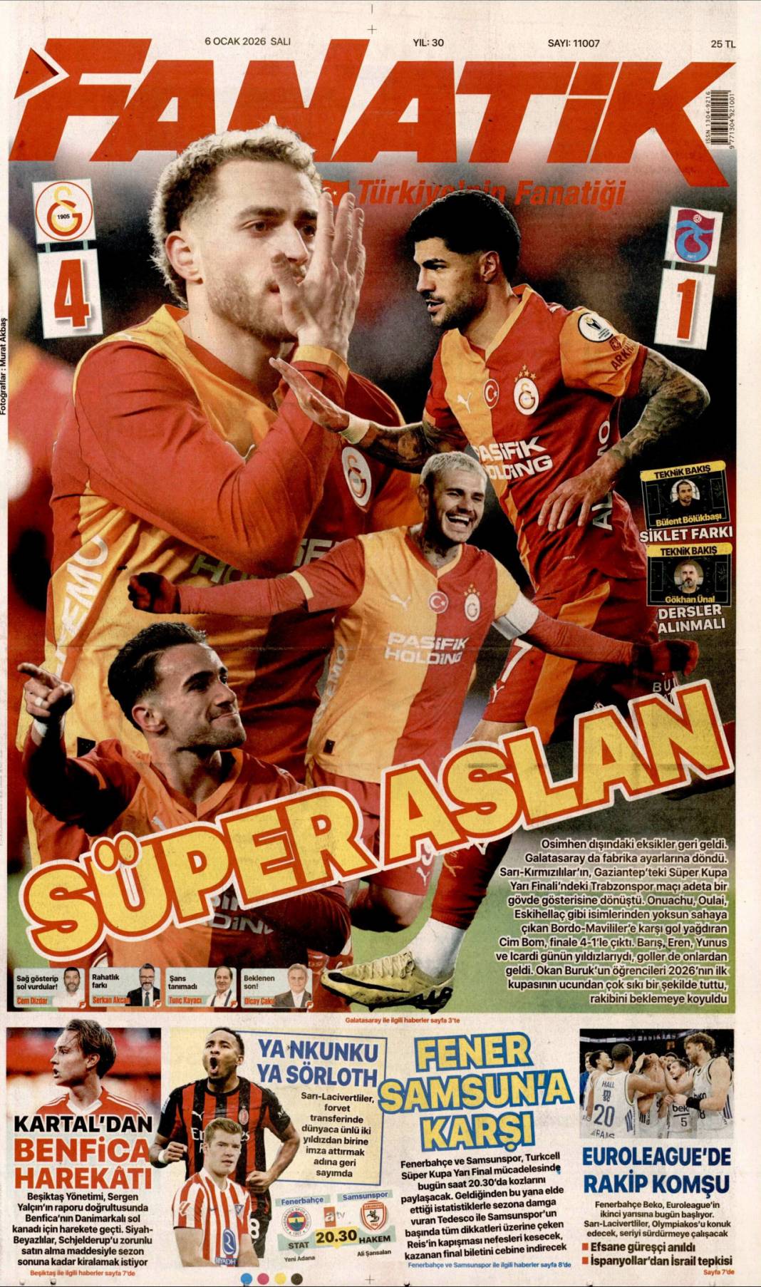 Vahşi Batı geri geldi: 6 Ocak 2026 Salı güncel gazete manşetleri 27