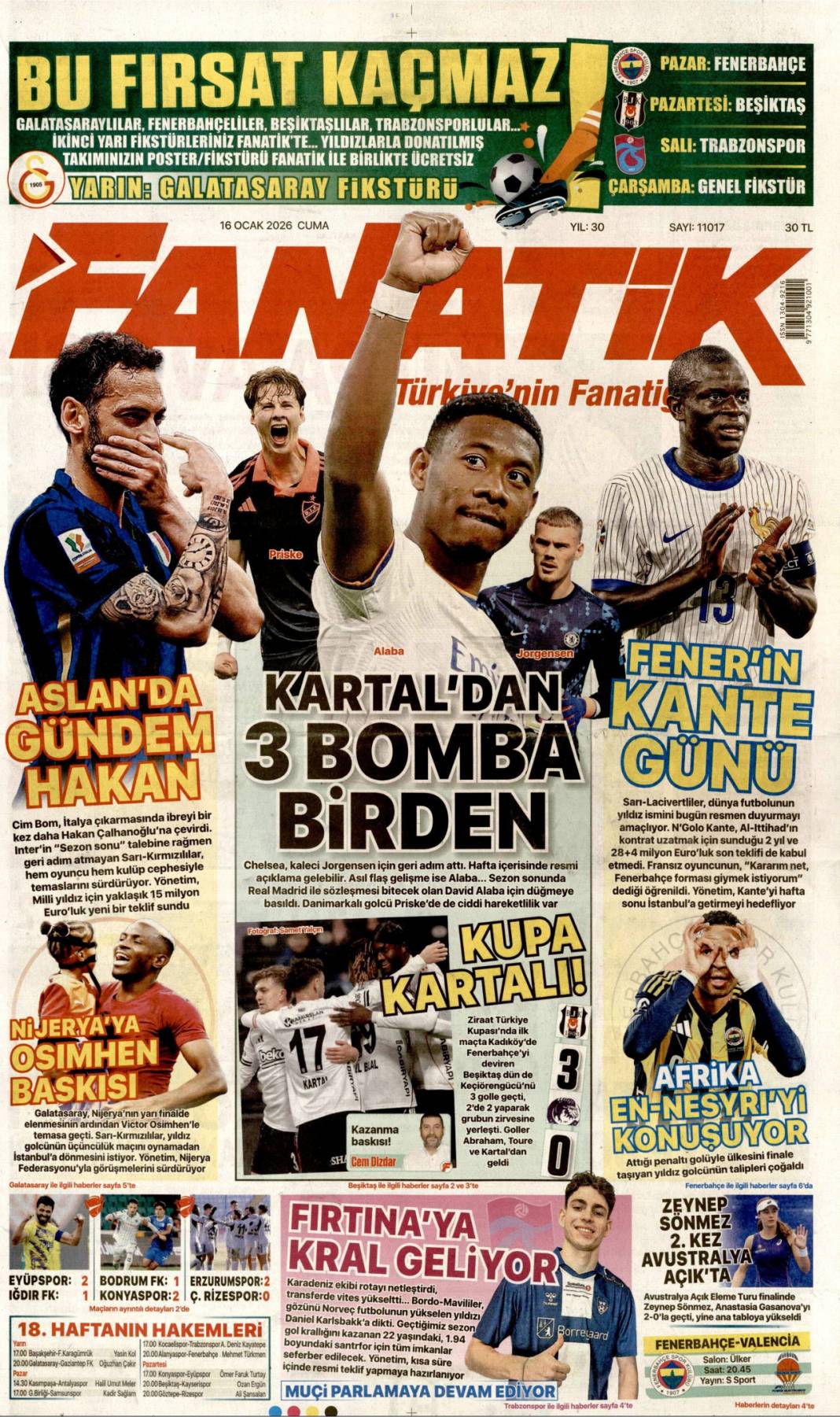 Bağımlılık terör kadar tehlikeli: 16 Ocak 2026 Cuma güncel gazete manşetleri 23