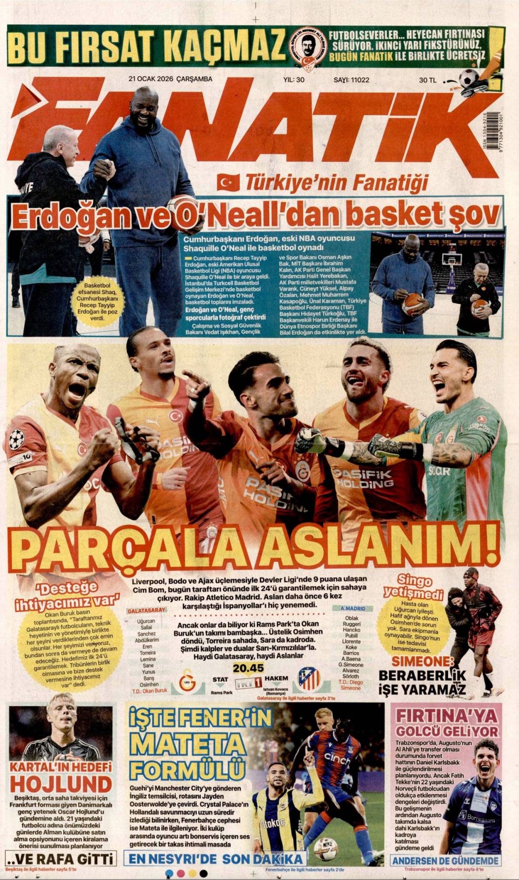 Suriye'de terör devri kapanıyor! 21 Ocak 2026 Çarşamba güncel gazete manşetleri 27