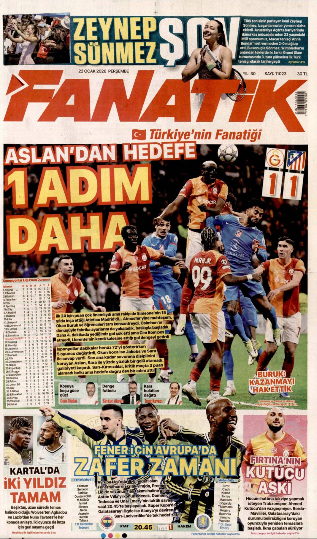 Bayrağımıza saldırılanlar hesap verecek: 22 Ocak 2026 Perşembe güncel gazete manşetleri 26