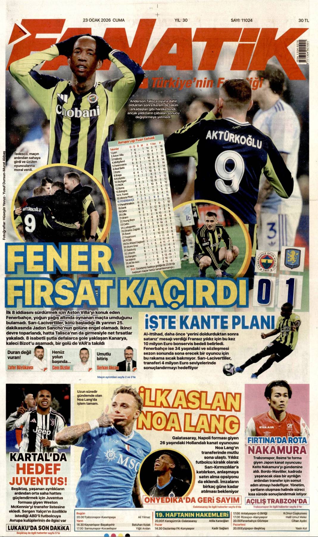 Yeni bir dünya kuruluyor: 23 Ocak 2026 Cuma güncel gazete manşetleri 24