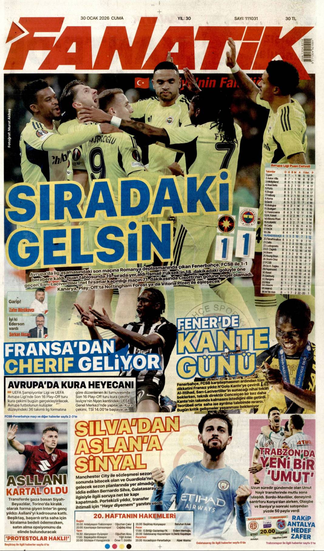Asra Türk dünyasının mührünü vuracağız! 30 Ocak 2026 Cuma, güncel gazete manşetleri... 28