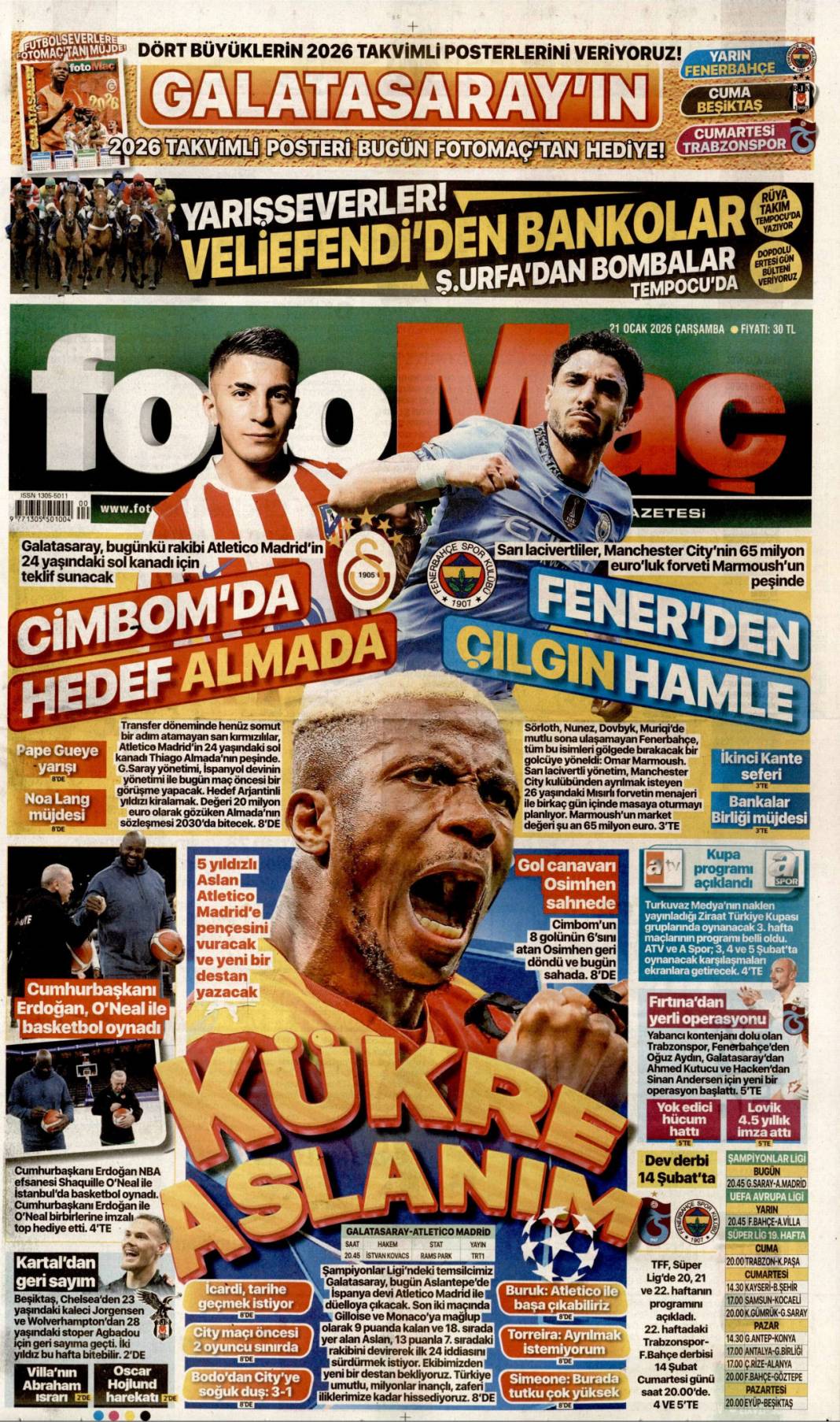 Suriye'de terör devri kapanıyor! 21 Ocak 2026 Çarşamba güncel gazete manşetleri 26