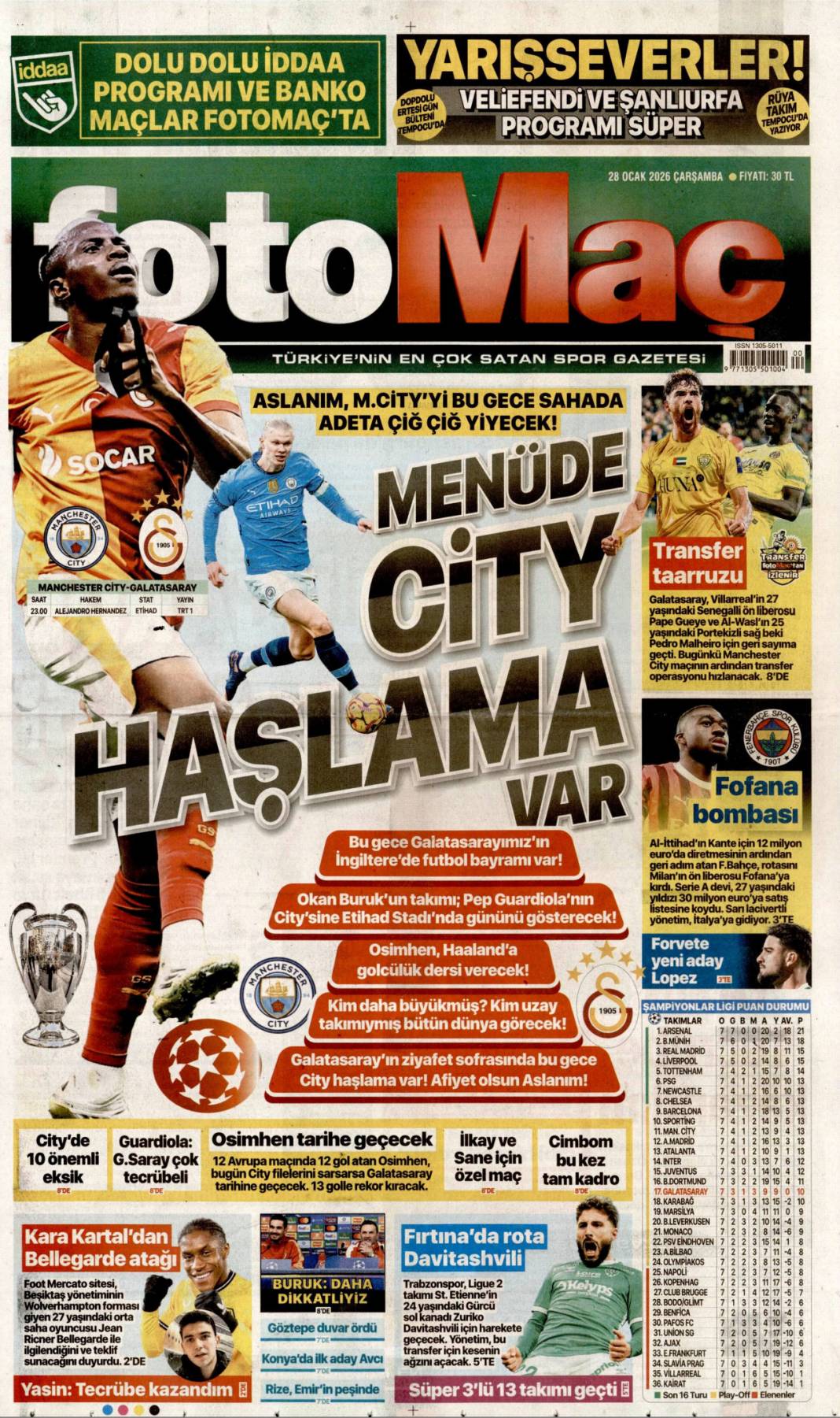 Trump'ı çıldırtan anlaşma: 28 Ocak 2026 Çarşamba güncel gazete manşetleri 22