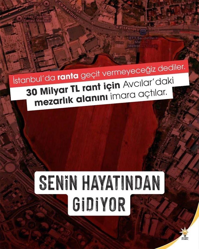 AK Partiden ses getiren İstanbul hamlesi! Şehrin dört bir yanınI pankartlarla donattılar 4