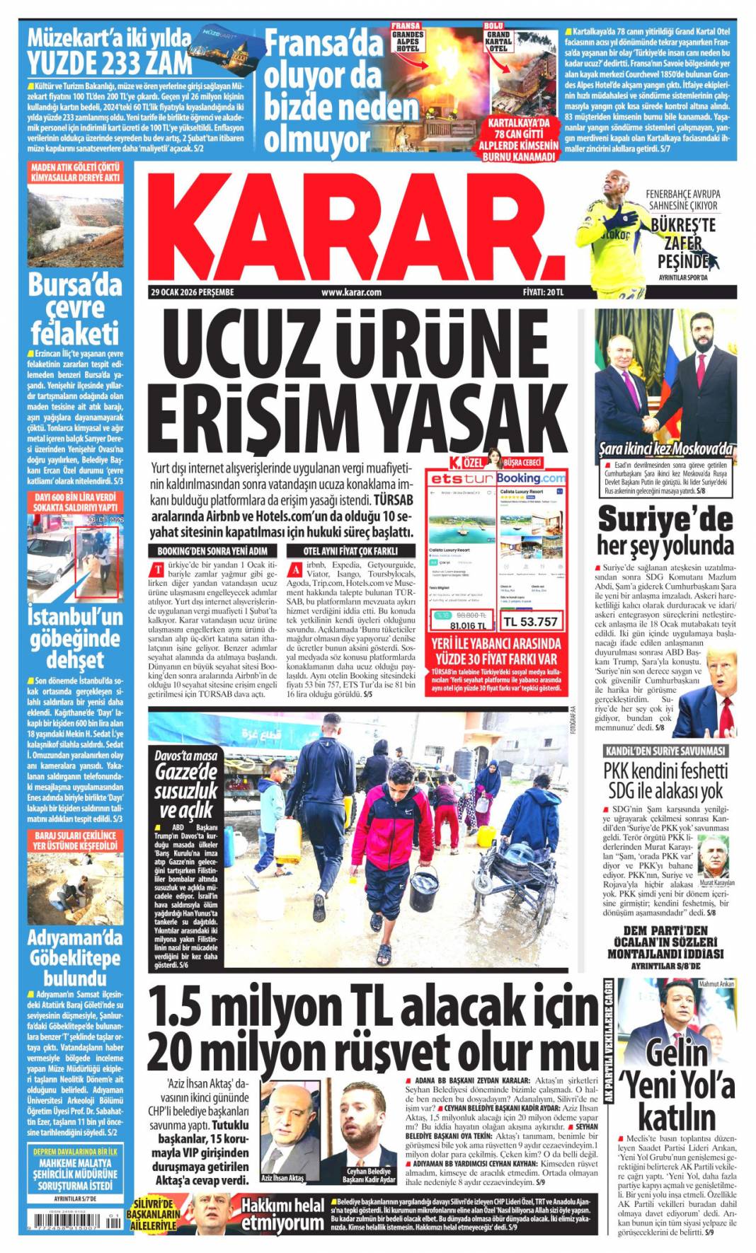 48 saat süren uyuşturucu partisi: 29 Ocak 2026 Perşembe günce gazete manşetleri... 14