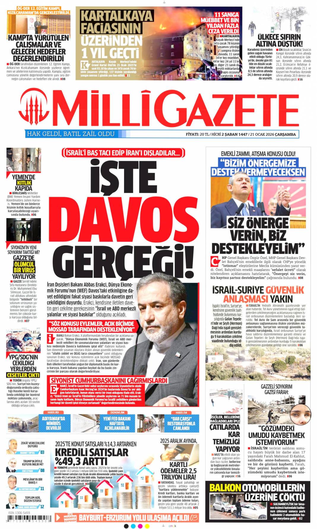 Suriye'de terör devri kapanıyor! 21 Ocak 2026 Çarşamba güncel gazete manşetleri 16