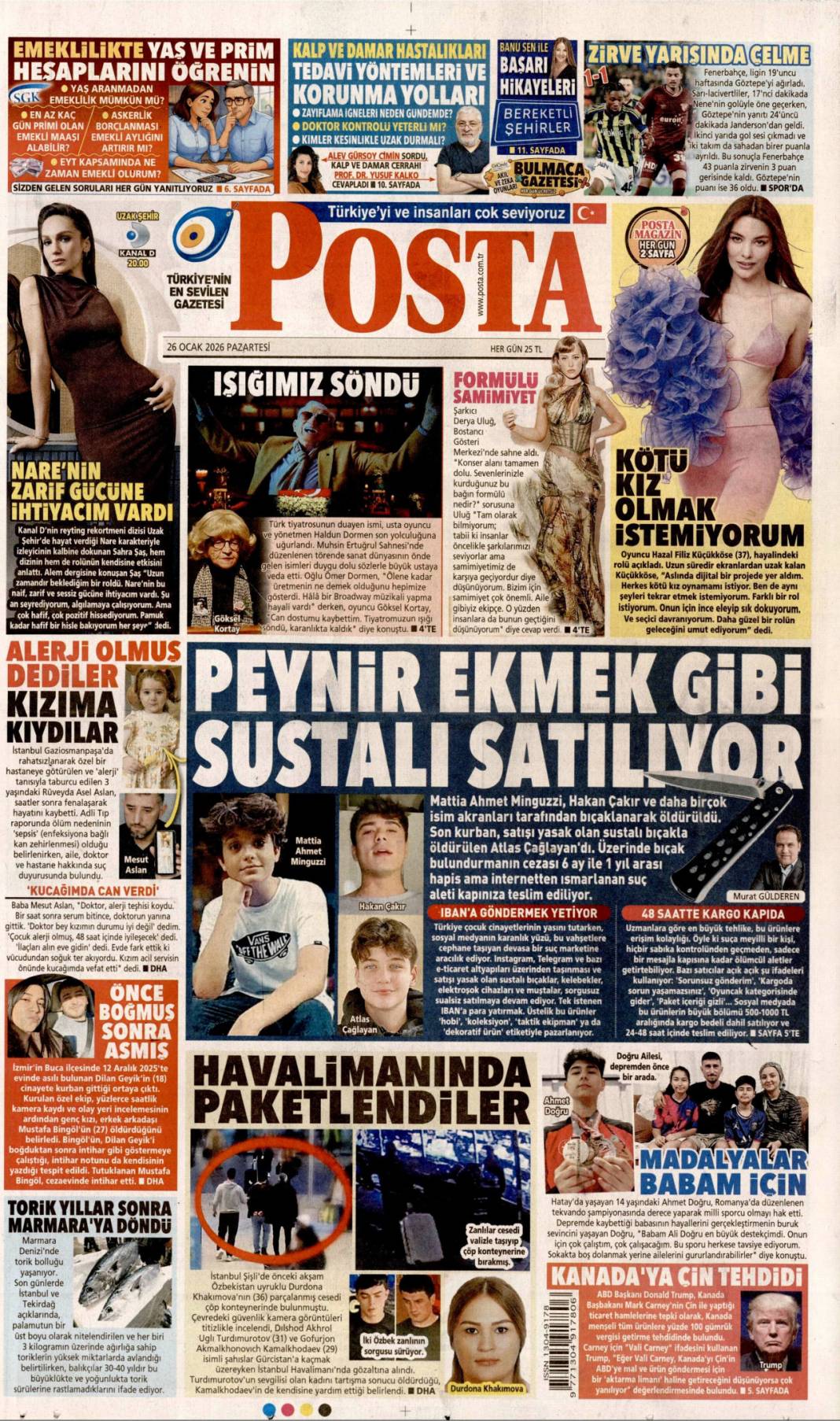 Lübnanlı iş adamına Bodrum tuzağı: 26 Ocak 2026 Pazartesi güncel gazete manşetleri... 19