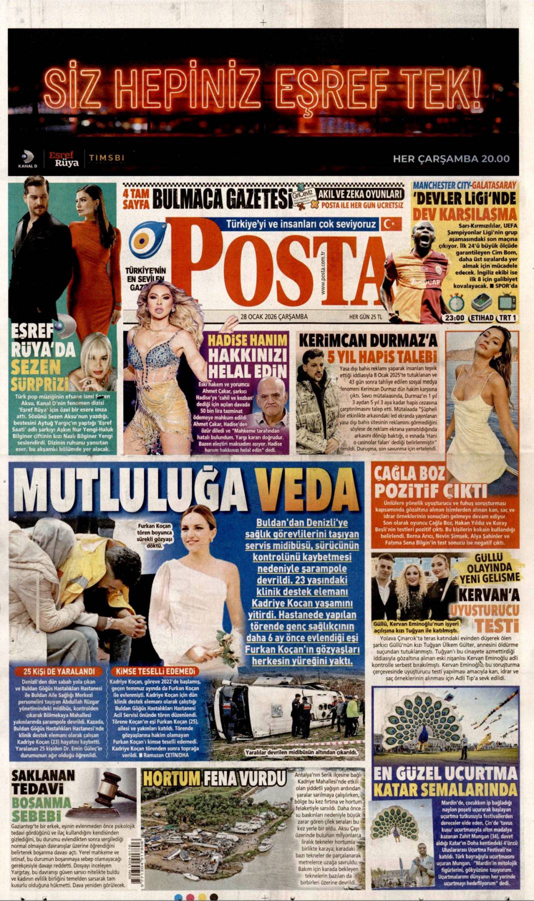 Trump'ı çıldırtan anlaşma: 28 Ocak 2026 Çarşamba güncel gazete manşetleri 17