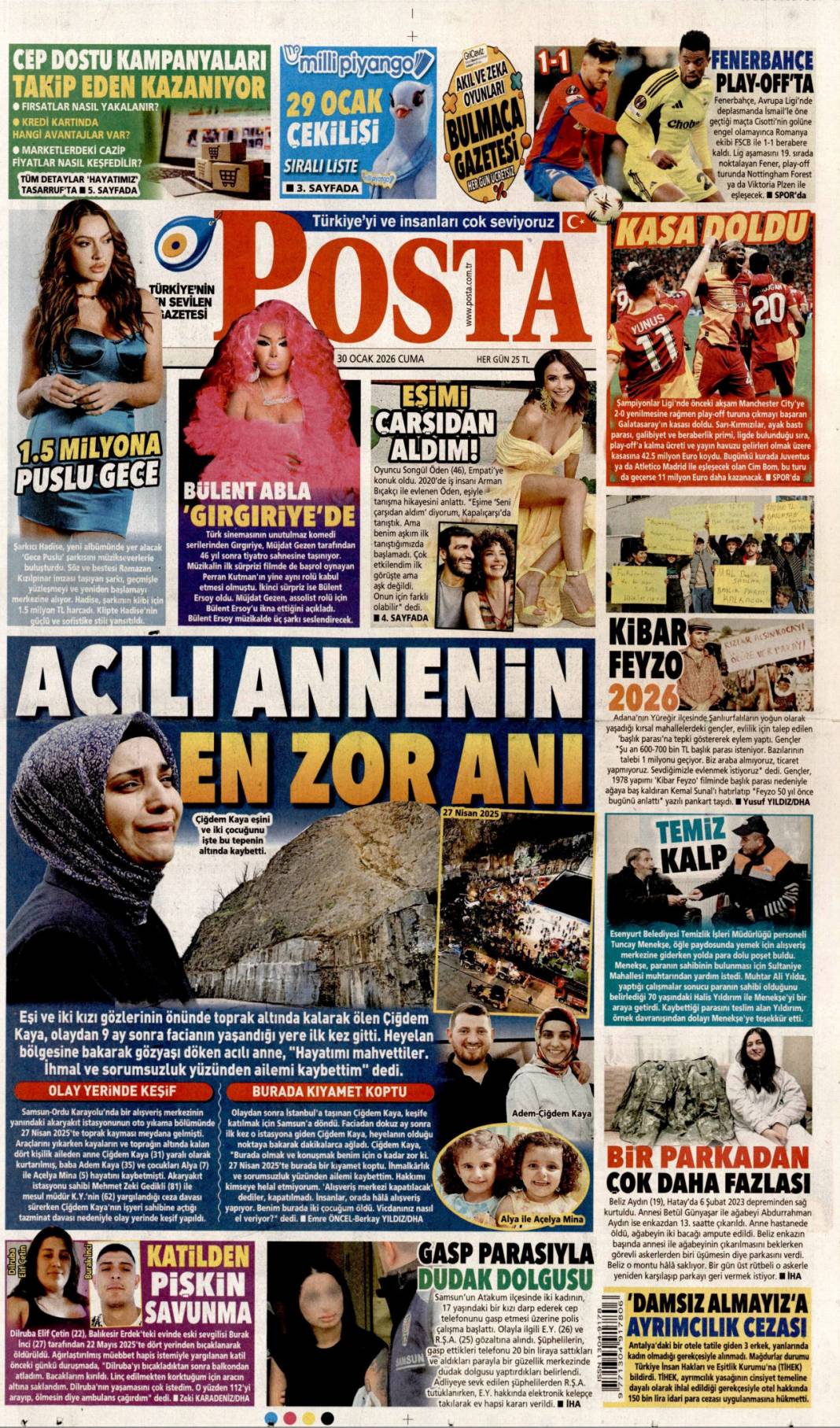 Asra Türk dünyasının mührünü vuracağız! 30 Ocak 2026 Cuma, güncel gazete manşetleri... 21