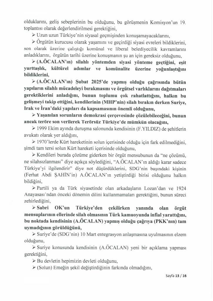 TBMM, Abdullah Öcalan ile yapılan İmralı görüşmesinin tutanak metninin tamamını yayınladı 18