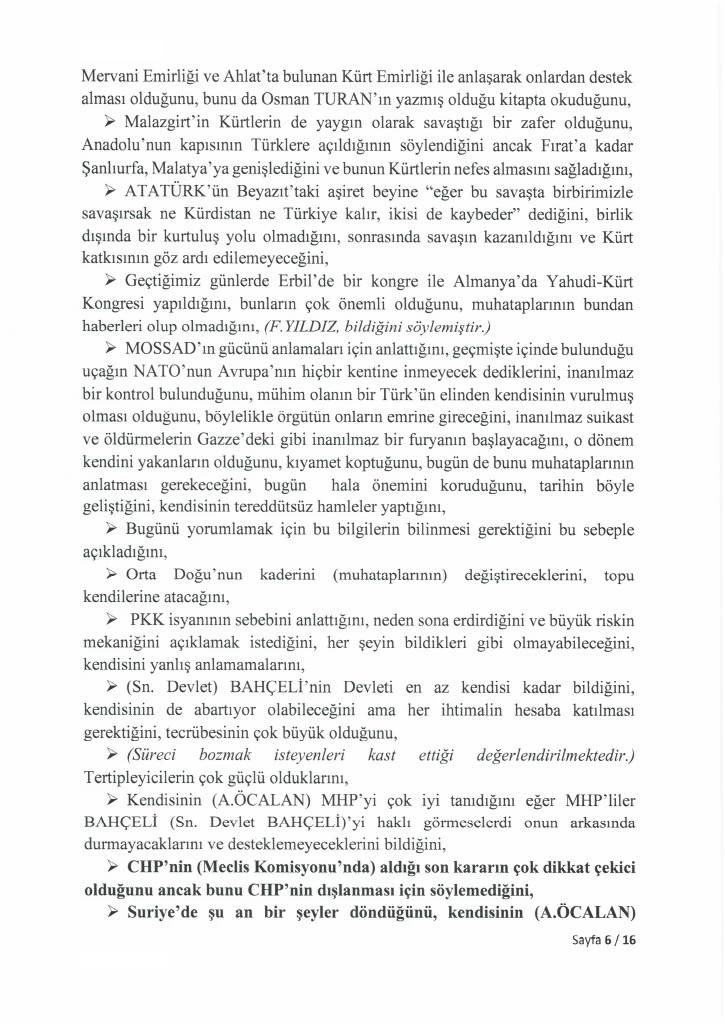 TBMM, Abdullah Öcalan ile yapılan İmralı görüşmesinin tutanak metninin tamamını yayınladı 11