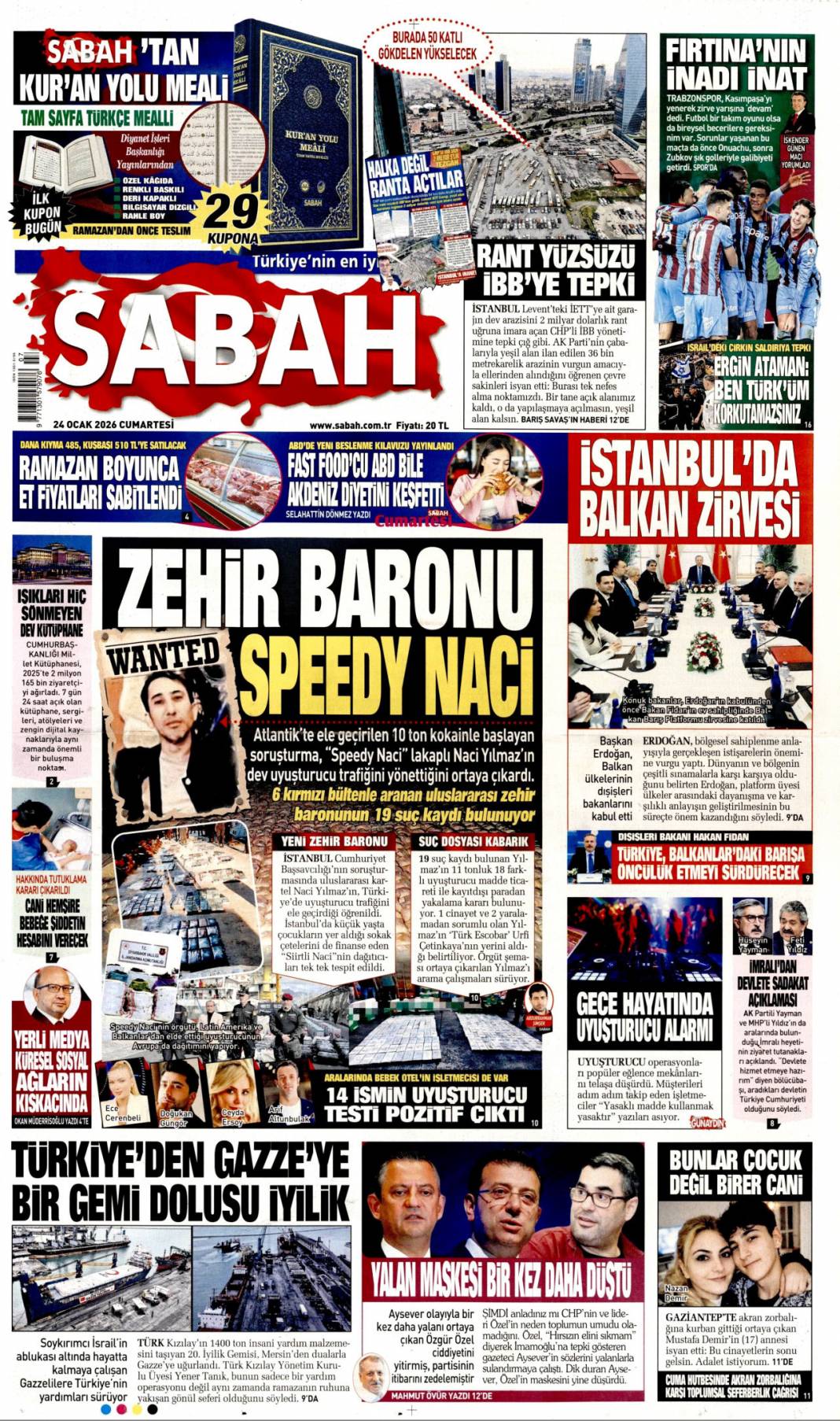 Eski YPG'li vurgunu itiraf etti: ABD'yi böyle soyduk! 24 Ocak 2026 Cumartesi güncel gazete manşetleri 2