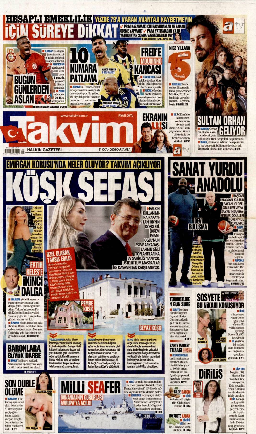 Suriye'de terör devri kapanıyor! 21 Ocak 2026 Çarşamba güncel gazete manşetleri 11