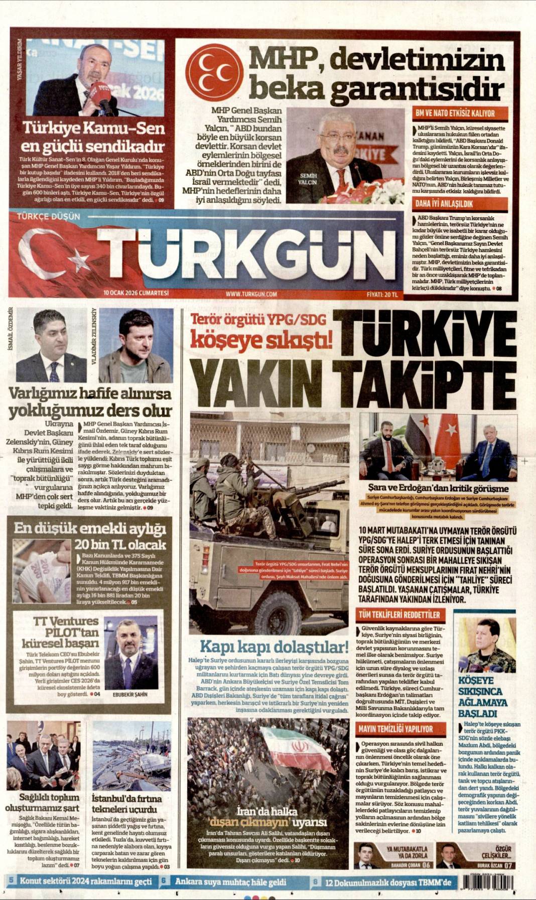 Dijital kuşatma büyük tehlike! 10 Ocak 2026 güncel gazete manşetleri 21