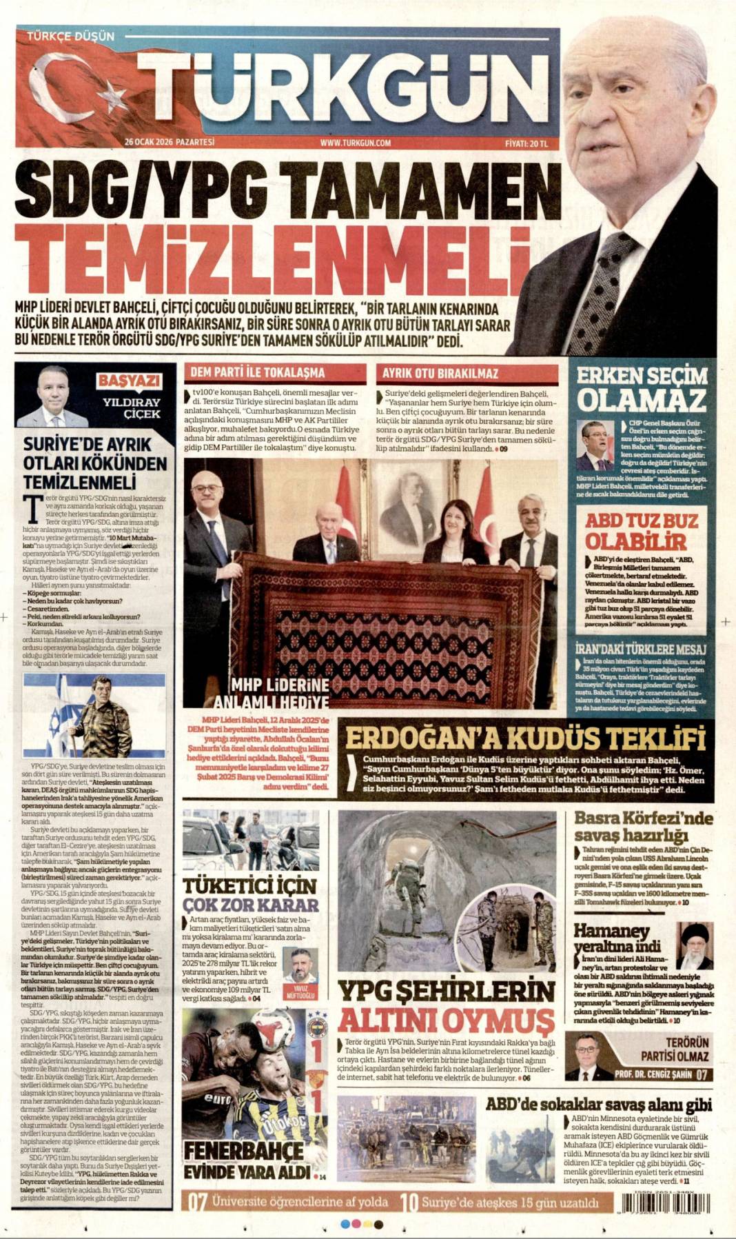 Lübnanlı iş adamına Bodrum tuzağı: 26 Ocak 2026 Pazartesi güncel gazete manşetleri... 21