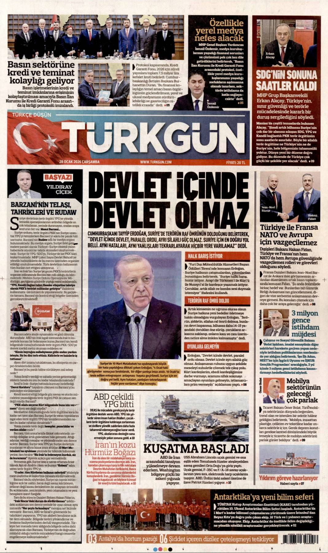 Trump'ı çıldırtan anlaşma: 28 Ocak 2026 Çarşamba güncel gazete manşetleri 13