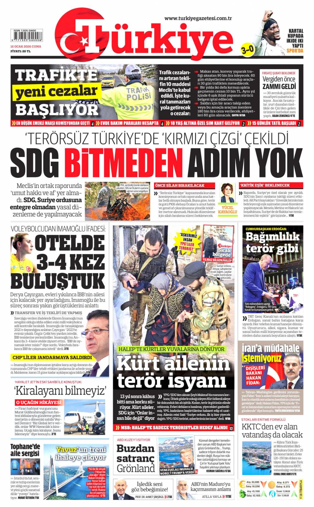 Bağımlılık terör kadar tehlikeli: 16 Ocak 2026 Cuma güncel gazete manşetleri 4