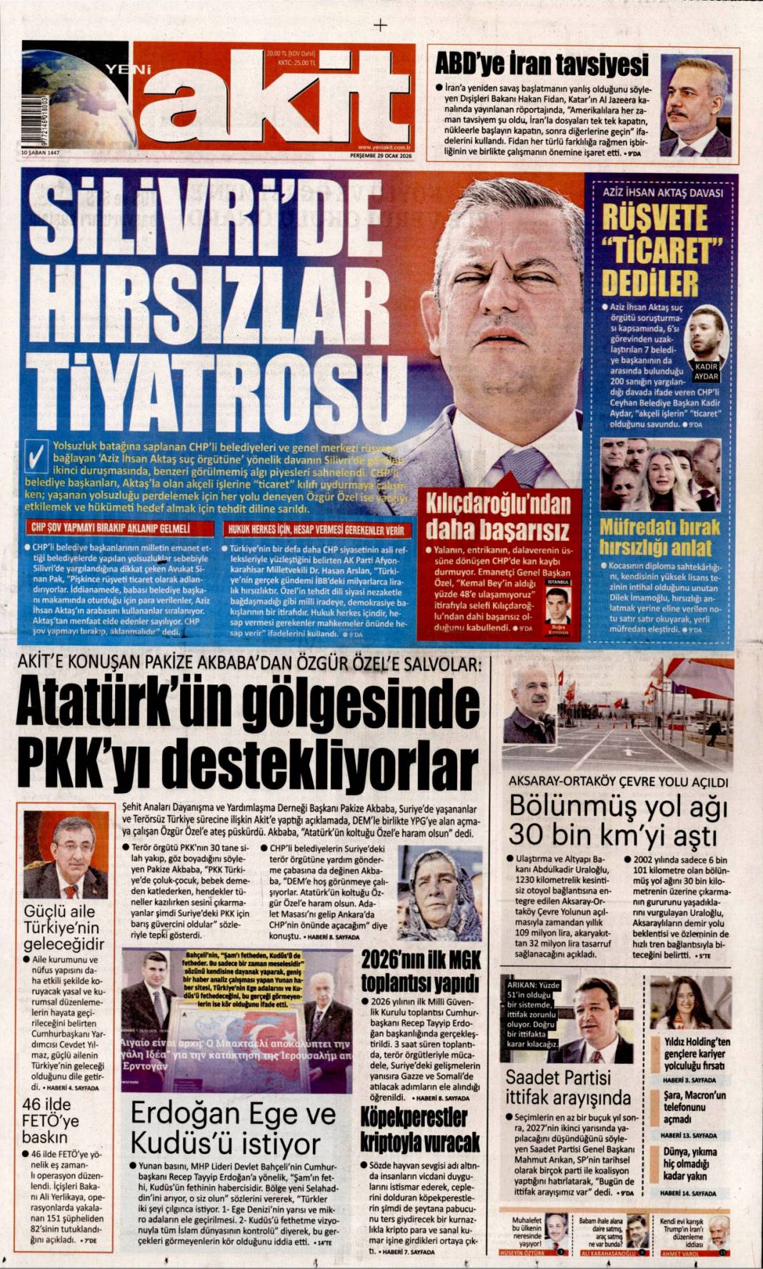 48 saat süren uyuşturucu partisi: 29 Ocak 2026 Perşembe günce gazete manşetleri... 8