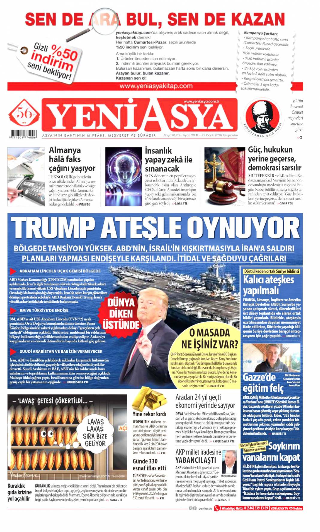 48 saat süren uyuşturucu partisi: 29 Ocak 2026 Perşembe günce gazete manşetleri... 25