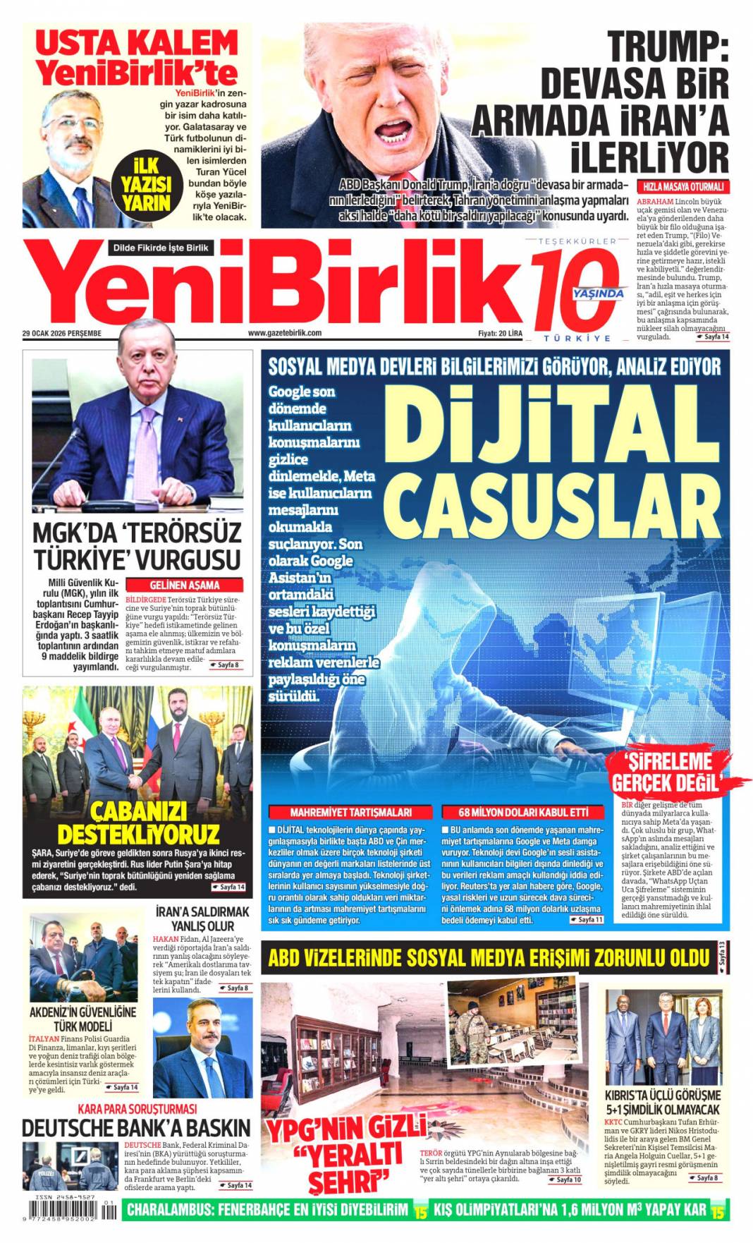 48 saat süren uyuşturucu partisi: 29 Ocak 2026 Perşembe günce gazete manşetleri... 23