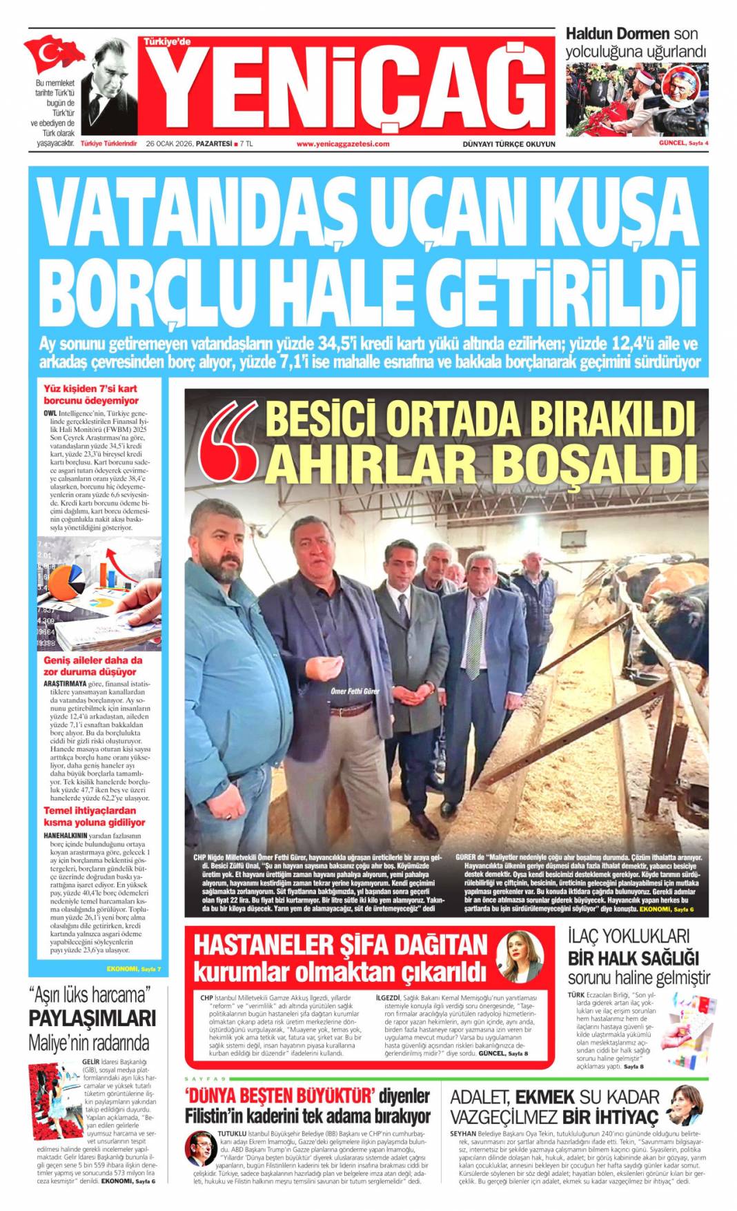 Lübnanlı iş adamına Bodrum tuzağı: 26 Ocak 2026 Pazartesi güncel gazete manşetleri... 23