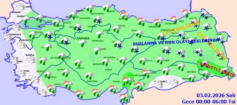 Hava buz kesti, kar kapıda! Bugün hava nasıl, Pazartesi hava nasıl olacak? 11