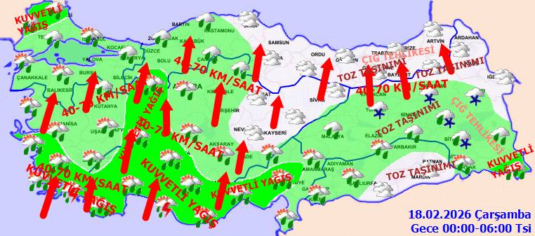 Meteoroloji uyardı: Sıcaklıklar düşüyor kuvvetli yağış geliyor! Bugün hava nasıl, Salı günü hava nasıl olacak? 4