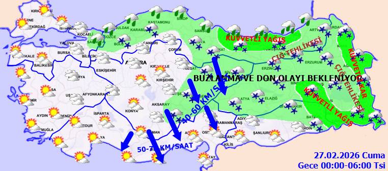 Meteoroloji uyardı: Hava buz kesti, kar kapıda! Bugün hava nasıl, Perşembe günü hava nasıl olacak? 4