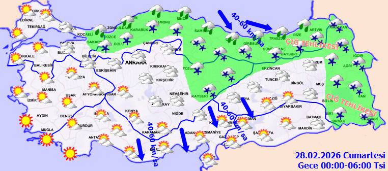 Meteoroloji uyardı: O bölgelerde kuvvetli olacak! Bugün hava nasıl, Cuma günü hava nasıl olacak? 4