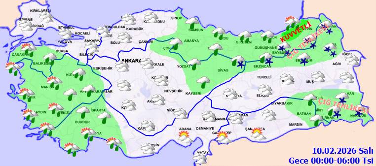 Meteoroloji uyardı; Kar mı geliyor? Bugün hava nasıl, Pazartesi hava nasıl olacak? 3