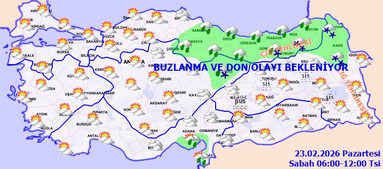 Meteoroloji uyardı: Güneşli havaya aldanmayın kar geliyor! Bugün hava nasıl, Pazartesi hava nasıl olacak? 5