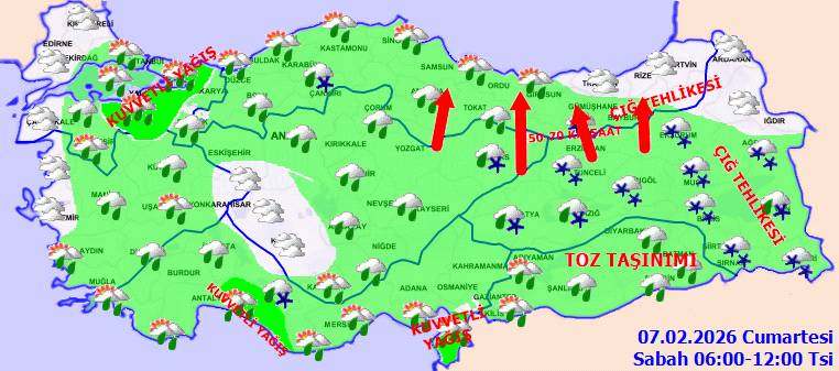 Meteoroloji uyardı: Hafta sonu sağanak yağış var! Bugün hava nasıl, Cumartesi hava nasıl olacak? 5