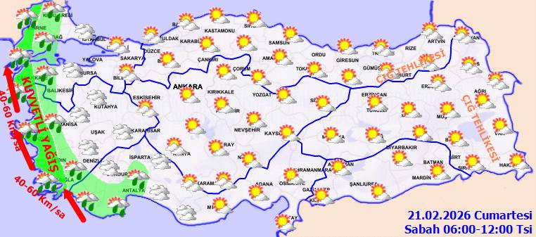 Meteoroloji uyardı: Hafta sonu kuvvetli sağanak yağış geliyor! Bugün hava nasıl, Cumartesi hava nasıl olacak? 10