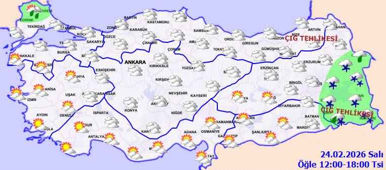 Meteoroloji uyardı: O bölgelere kar geliyor! Bugün hava nasıl, Salı günü hava nasıl olacak? 8