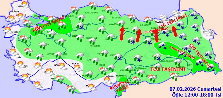Meteoroloji uyardı: Hafta sonu sağanak yağış var! Bugün hava nasıl, Cumartesi hava nasıl olacak? 3