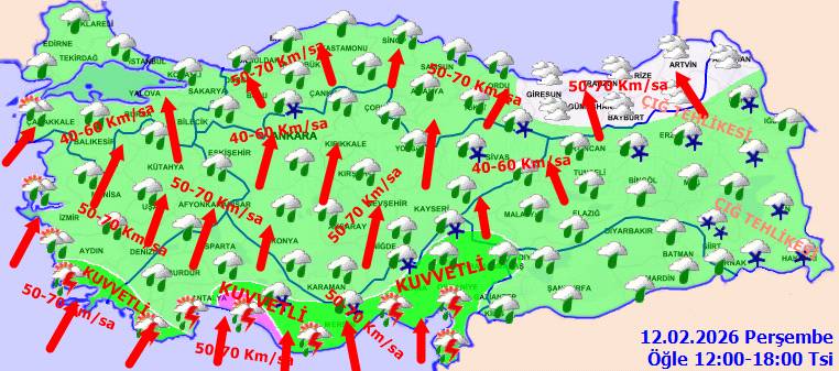 Meteoroloji'den uyarı üstüne uyarı: Kuvvetli yağışlar geliyor! Bugün hava nasıl, Perşembe günü hava nasıl olacak? 8